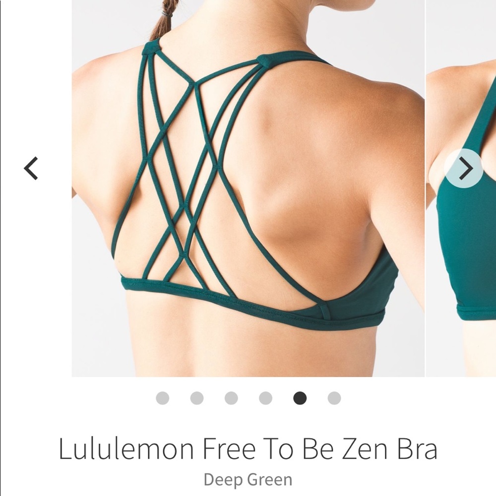 Lululemon “Free to be Zen” bra size 6